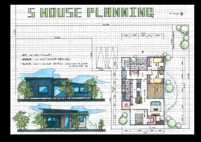 平屋の4プランを手描き図面でご紹介！〜トータルアドバイザー・佐藤の提案集〜
