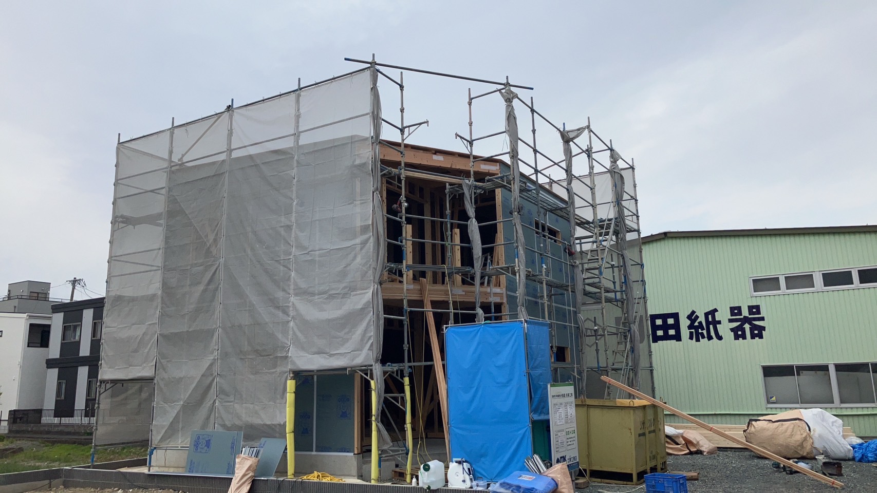 【幹工務店の分譲地情報】建売住宅の建築工事が進行中！
