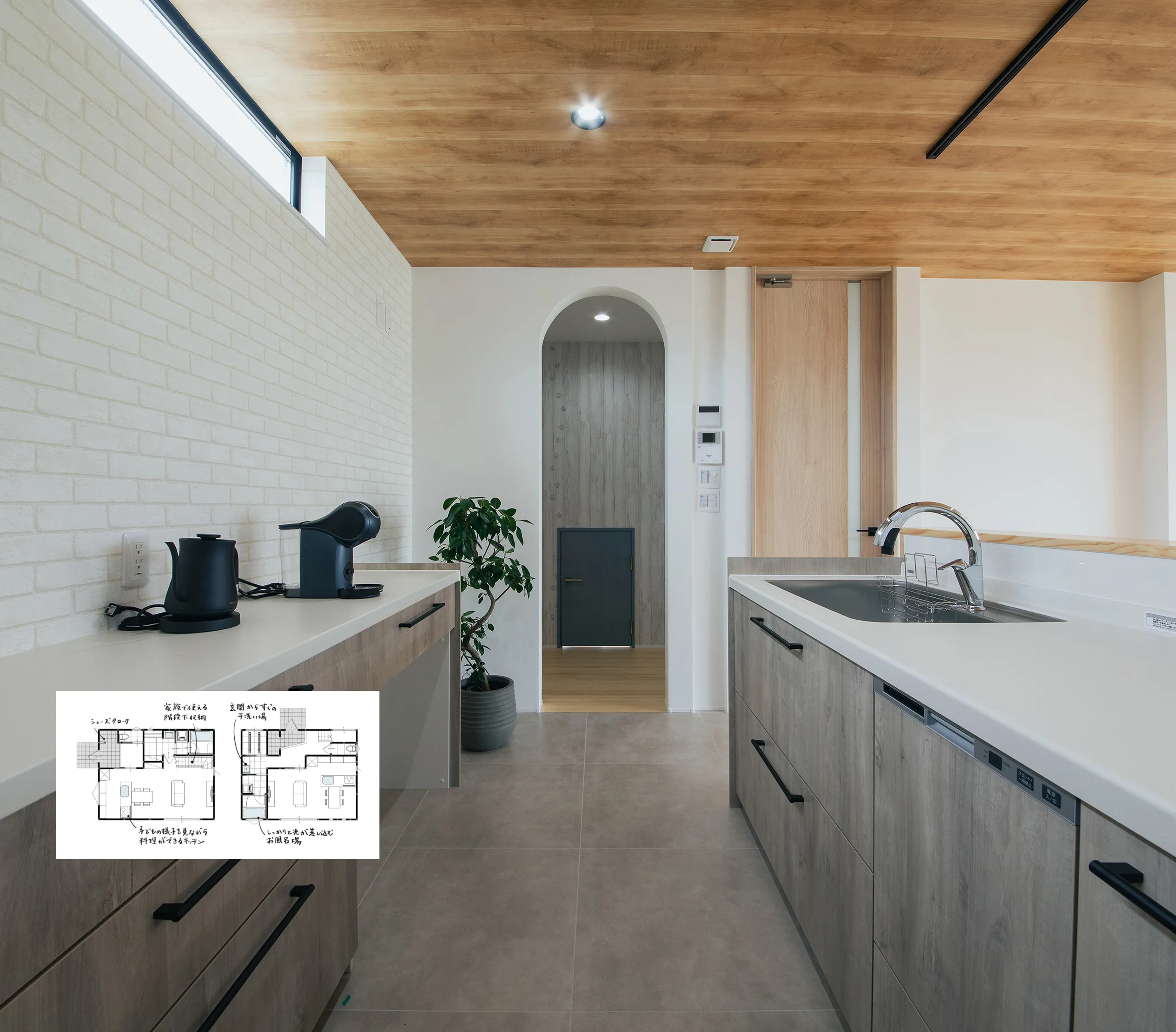 箱の中で自由な間取り